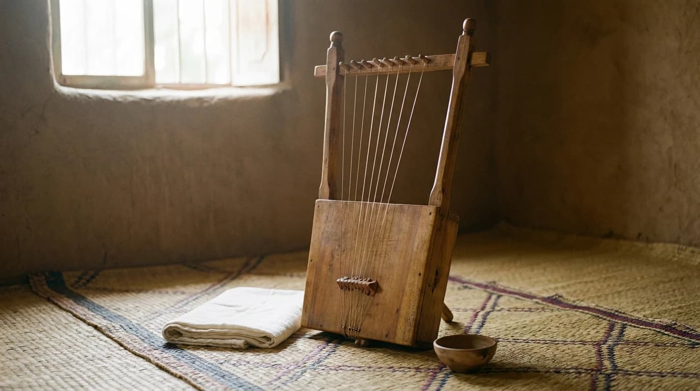 Begena — instrument detail