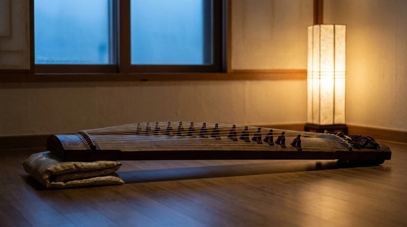 Gayageum — instrument detail