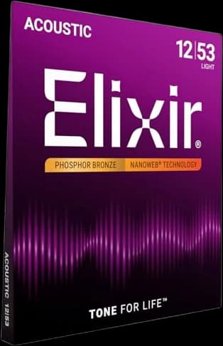 Elixir Nanoweb Phosphor Bronze Light