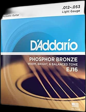 D'Addario EJ16 Phosphor Bronze Light
