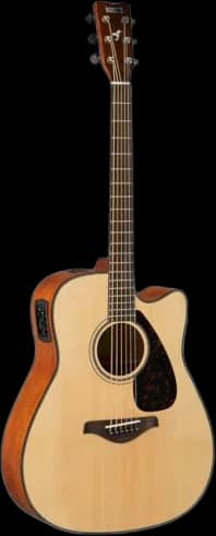 Yamaha FGX800C Solid Top Cutaway Acoustic-Electric Guitar