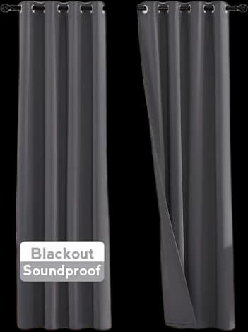 RYB HOME Soundproof Curtains