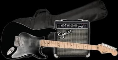 Squier Sonic Stratocaster Electric Guitar Pack with Frontman 10G Amp