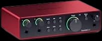 Focusrite Scarlett 2i2 4th Gen USB-C Audio Interface
